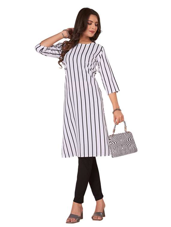 women pack of 3 printed straight kurta - 22270256 -  Standard Image - 3