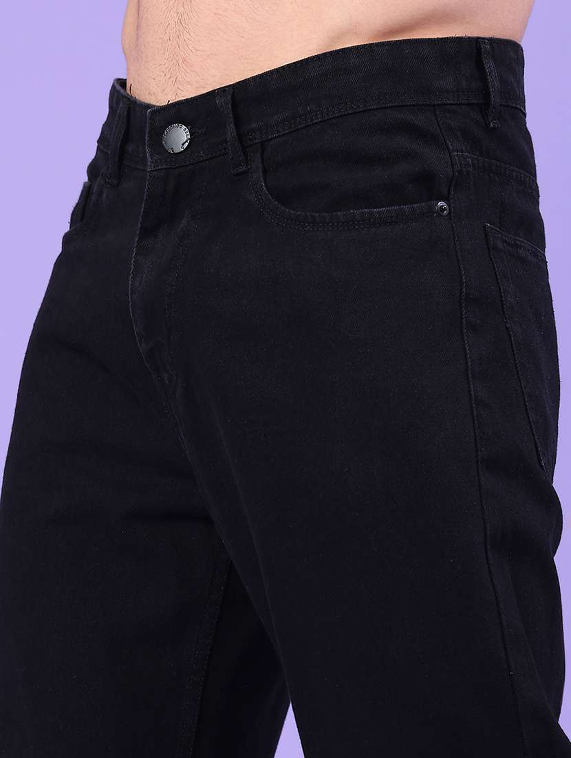 men plain mid rise full length jeans - 22271070 -  Standard Image - 5