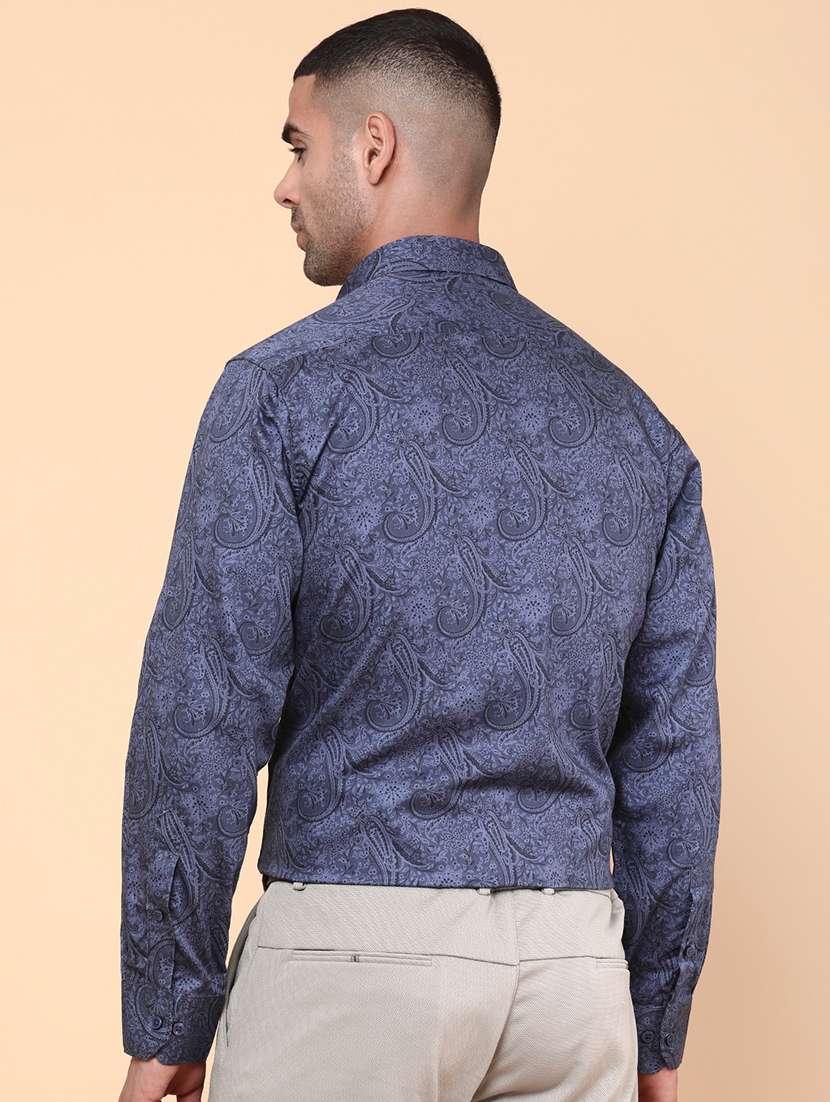 men purple cotton casual shirt - 22271199 -  Standard Image - 3