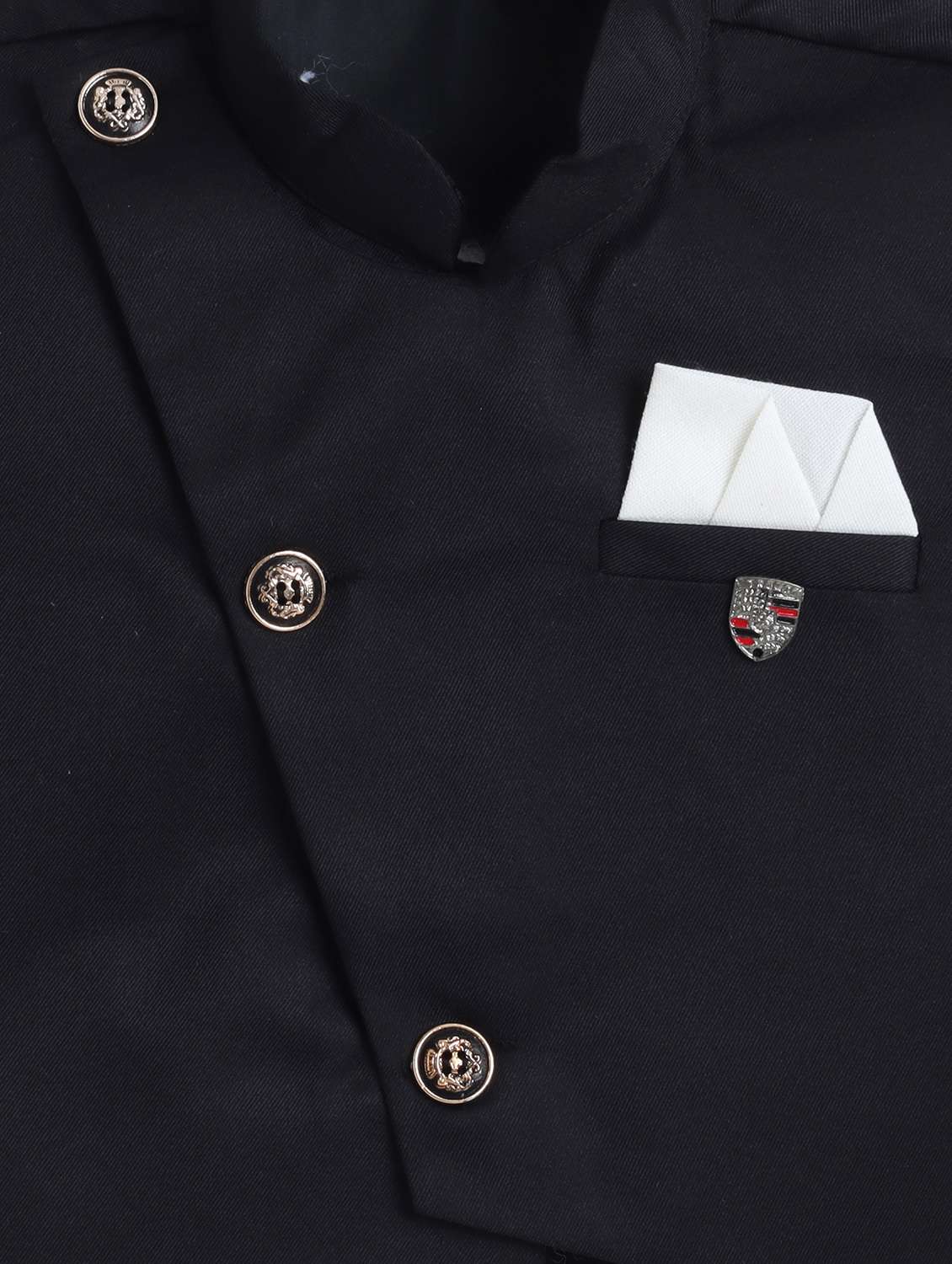 boys solid waistcoat and trouser with shirt set - 22271320 -  Standard Image - 5