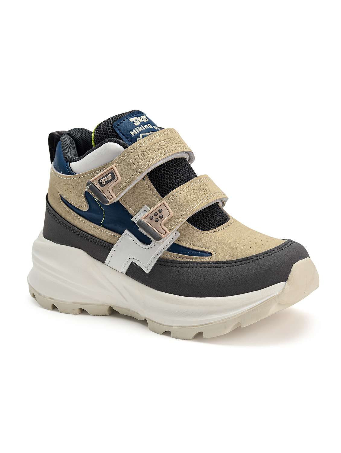 kids color blocked sports shoe