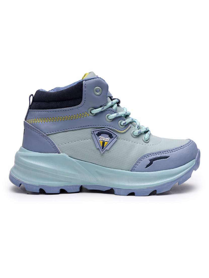 kids solid lace up sports shoe - 22271346 -  Standard Image - 3