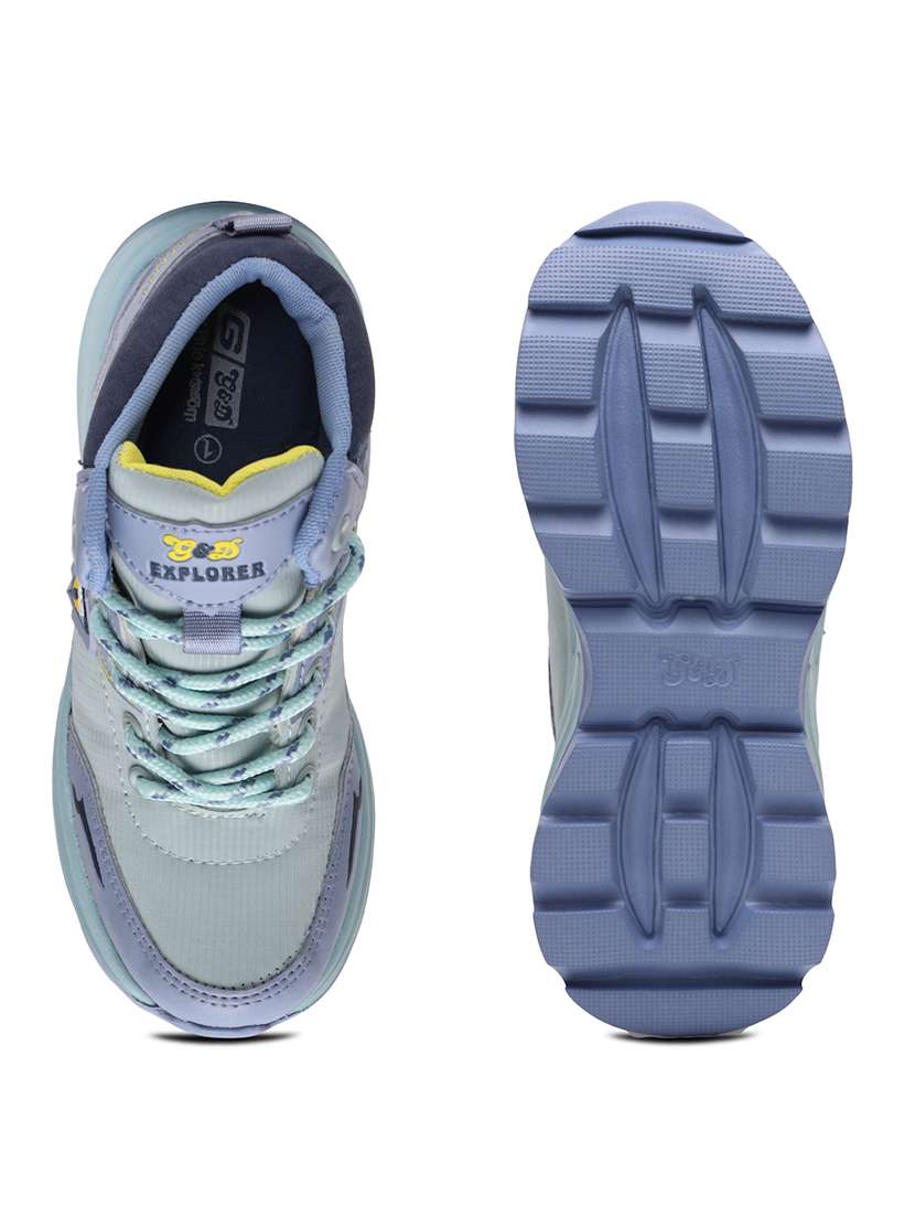 kids solid lace up sports shoe - 22271346 -  Standard Image - 5