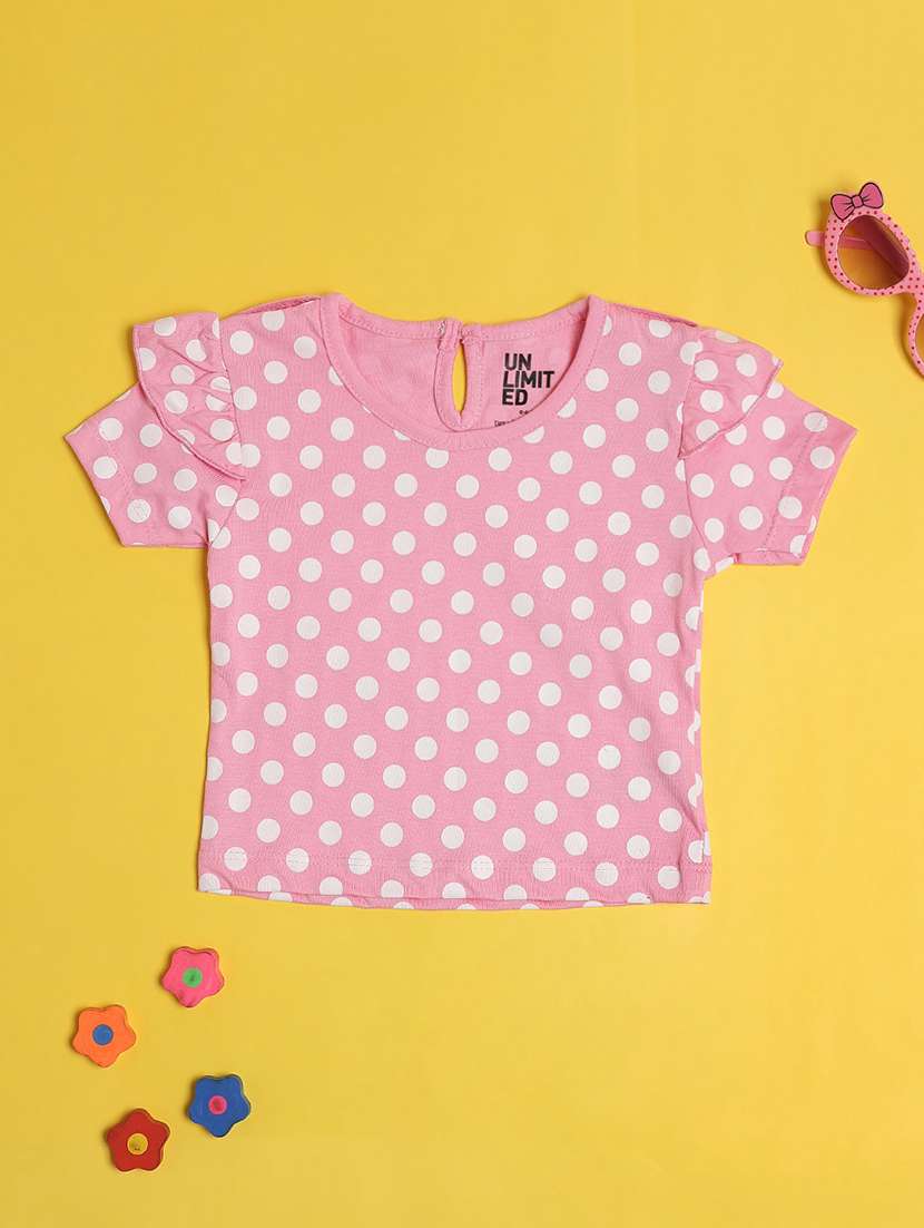 girls printed t-shirt with dungaree dress - 22271651 -  Standard Image - 3