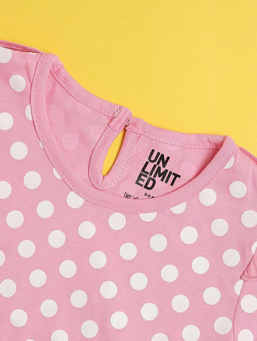 girls printed t-shirt with dungaree dress - 22271651 -  Standard Image - 5