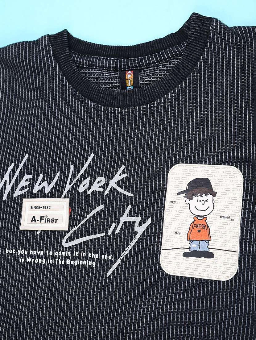 boys printed t-shirt & shorts co-ords set - 22271703 -  Standard Image - 5