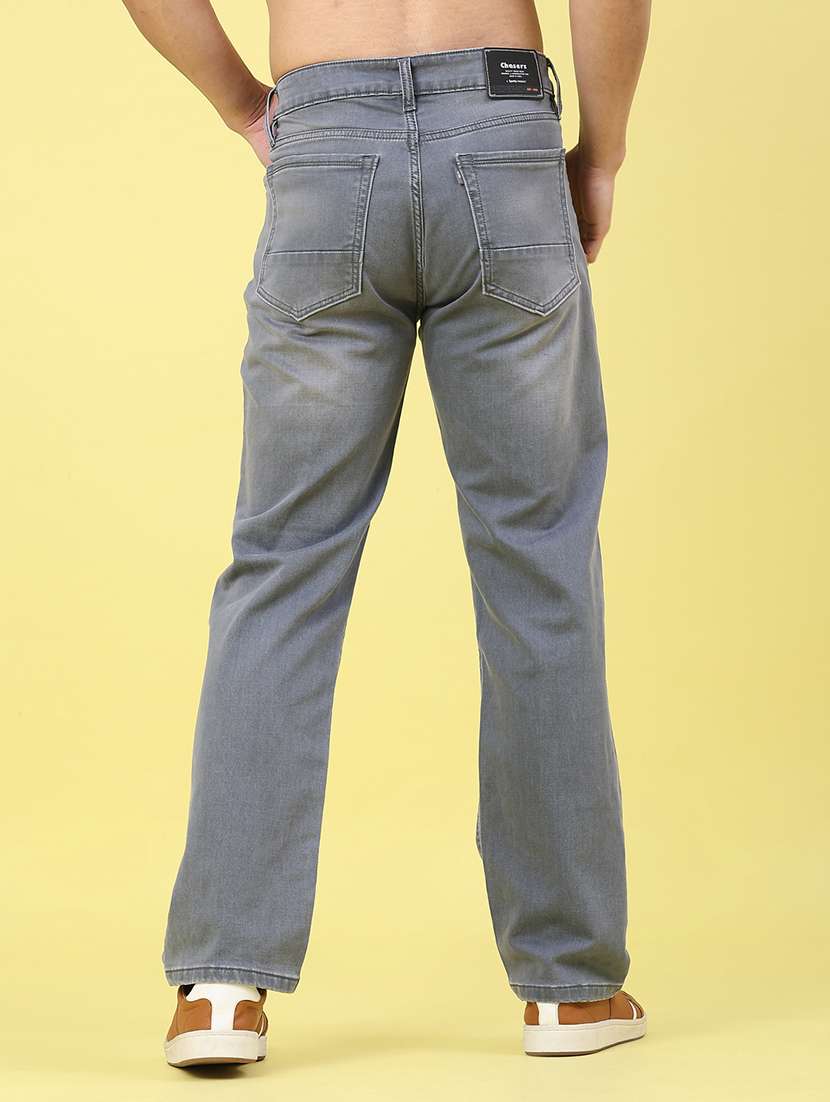 men washed mid rise full length jeans - 22271743 -  Standard Image - 3