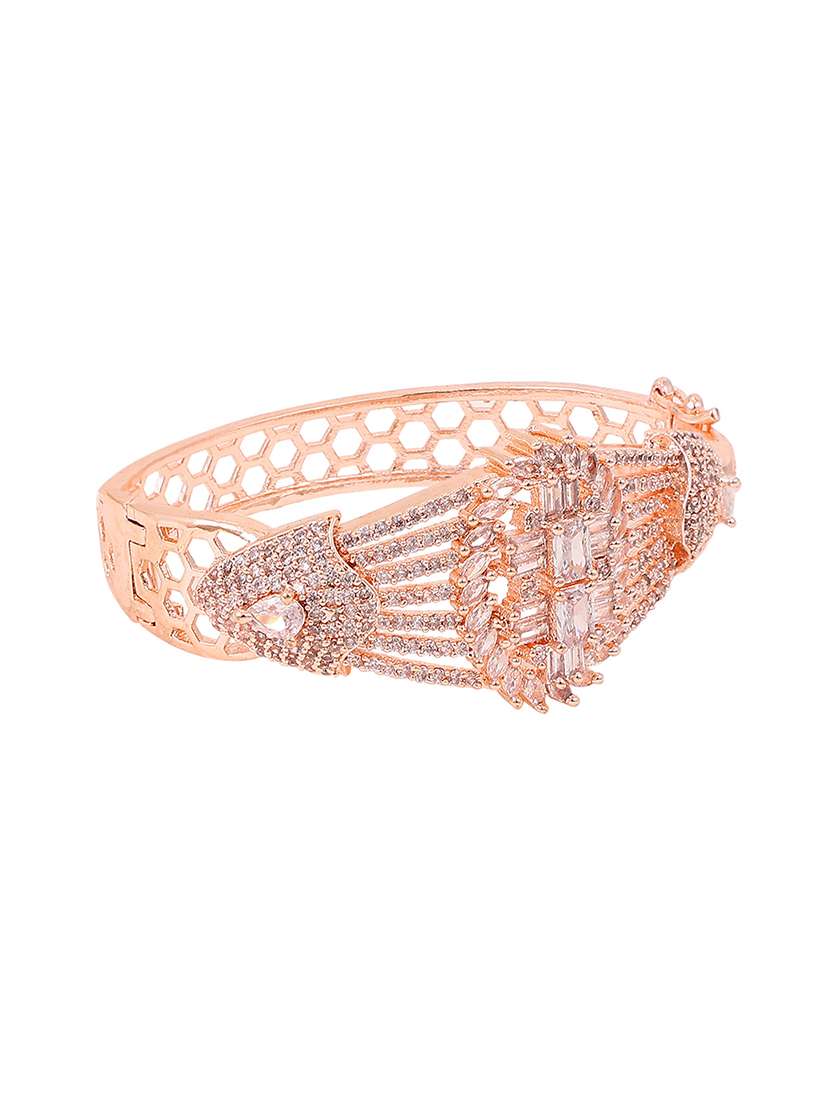 women cubic zirconia kada bracelet - 22271805 -  Standard Image - 3
