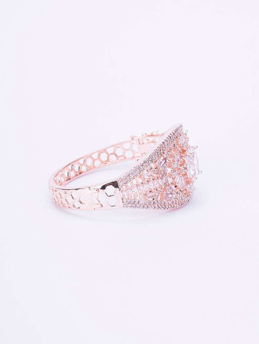 women cubic zirconia kada bracelet - 22271814 -  Standard Image - 3