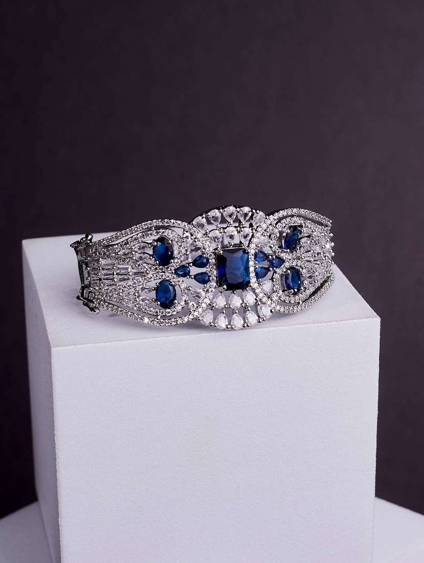 women cubic zirconia kada bracelet