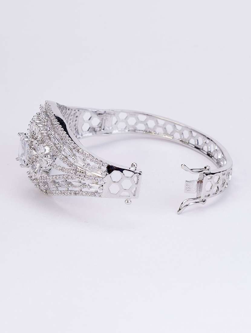 women cubic zirconia kada bracelet - 22271821 -  Standard Image - 3