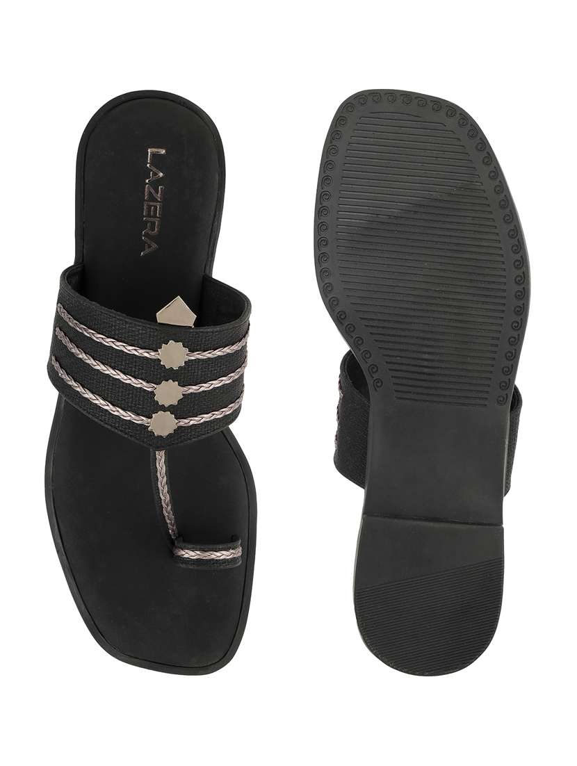 women embellished one toe flat sandal - 22271946 -  Standard Image - 5