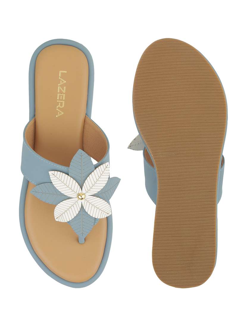 women solid slip on flat sandal - 22271950 -  Standard Image - 5