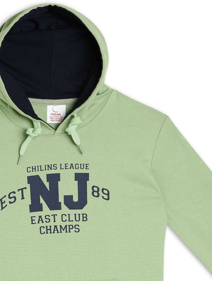 boys printed long sleeve hooded sweatshirt - 22272009 -  Standard Image - 3