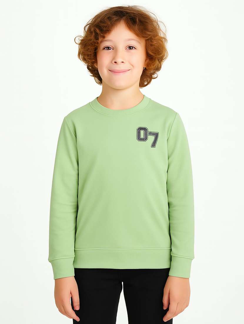 boys printed long sleeve sweatshirt