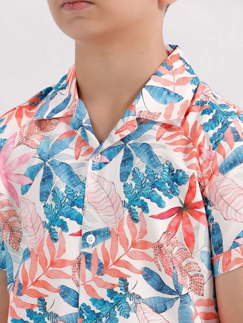 boys printed collared short sleeve shirt - 22272081 -  Standard Image - 3