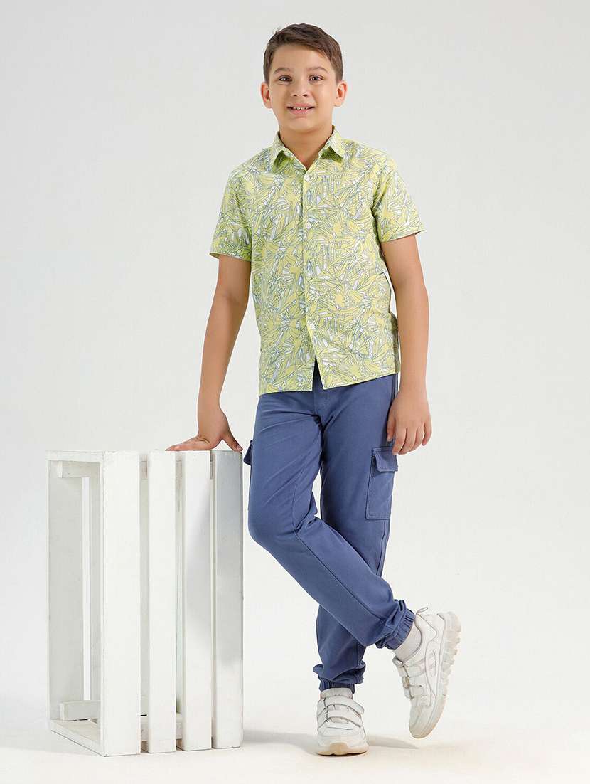 boys printed collared short sleeve shirt - 22272108 -  Standard Image - 3