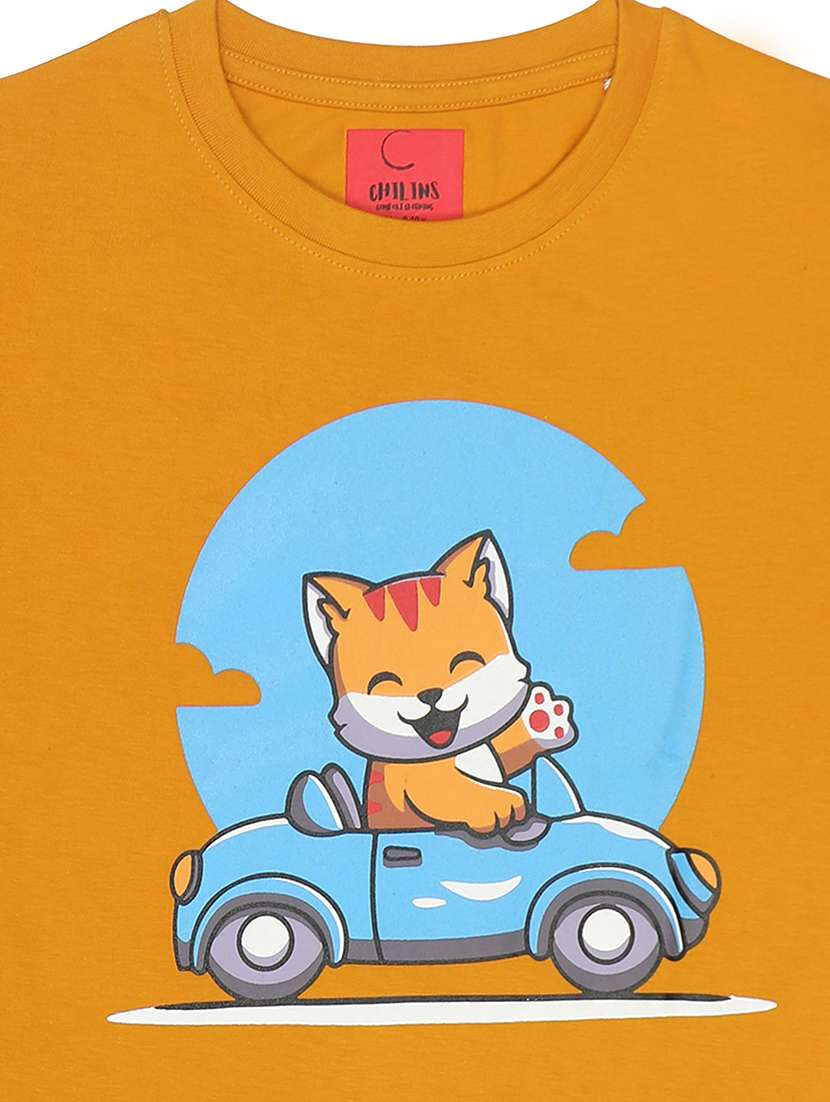 kids printed short sleeve t-shirt and shorts set - 22272143 -  Standard Image - 3