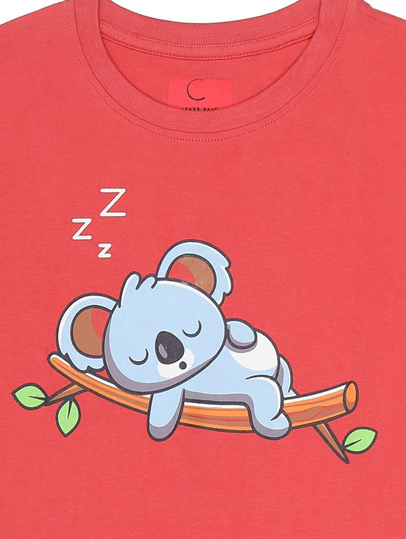 kids printed short sleeve t-shirt and shorts set - 22272144 -  Standard Image - 3