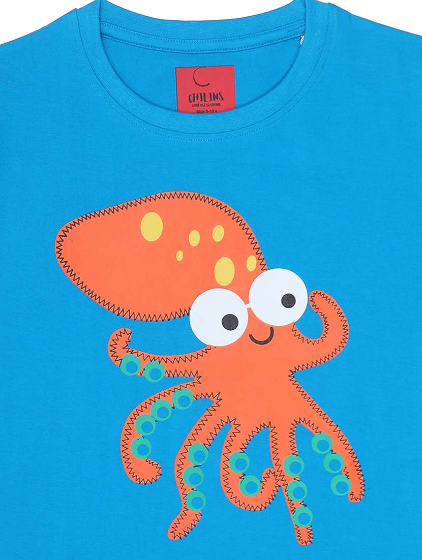 kids printed short sleeve t-shirt and shorts set - 22272148 -  Standard Image - 3