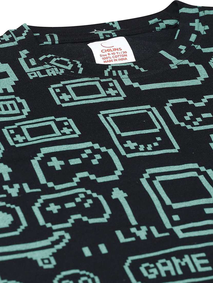 girls printed nightwear pyjama set - 22272224 -  Standard Image - 3