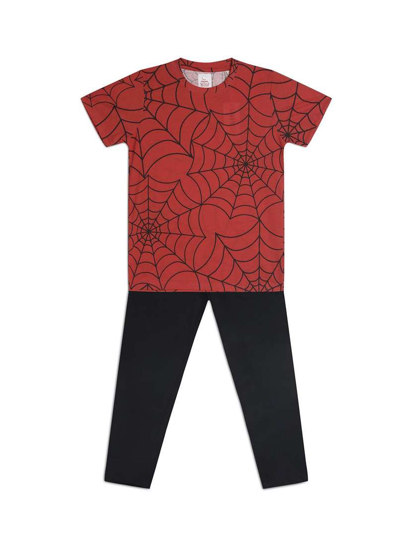 girls printed nightwear pyjama set