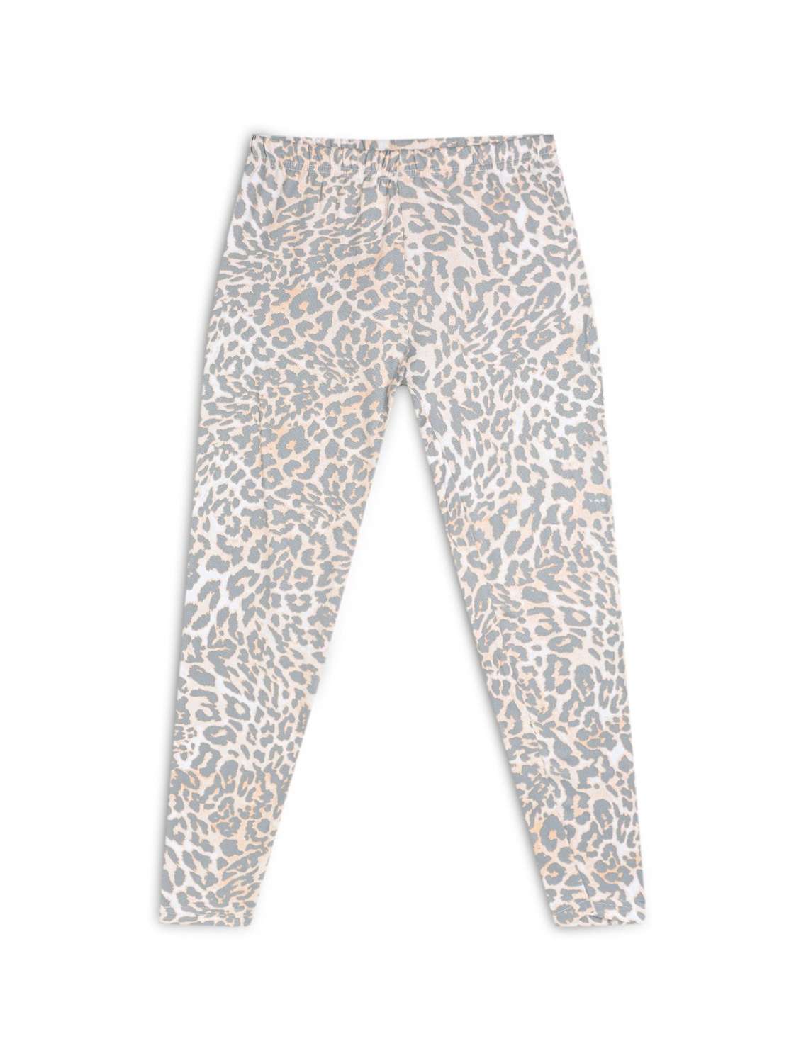 girls printed mid rise legging