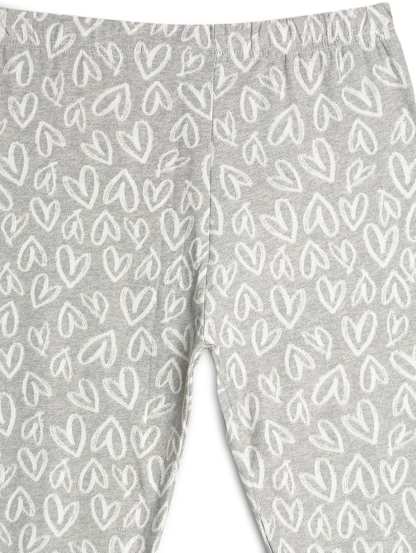 girls printed mid rise legging - 22272303 -  Standard Image - 3