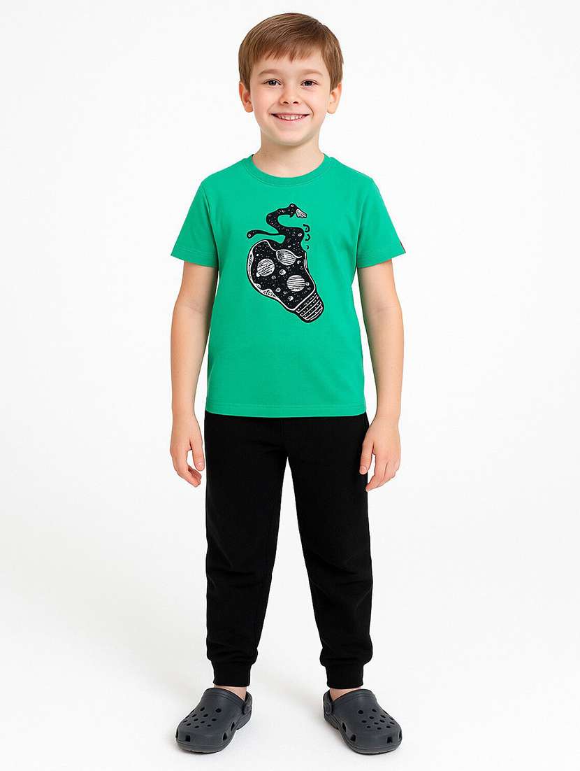Boys Printed Short Sleeve T-shirt - 22272322 -  Standard Image - 3