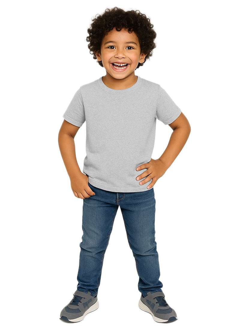boys pack of 2 solid short sleeve t-shirt - 22272340 -  Standard Image - 5