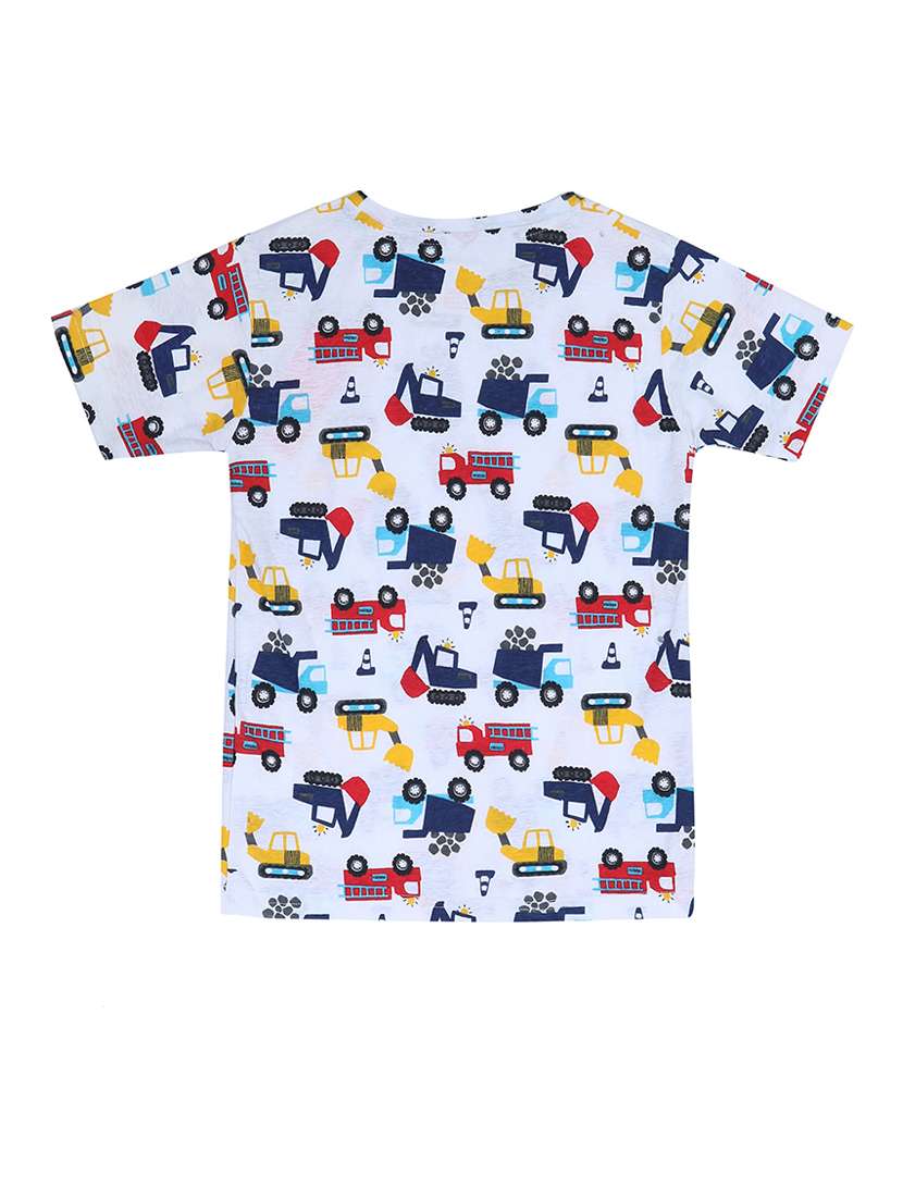 boys printed short sleeve t-shirt