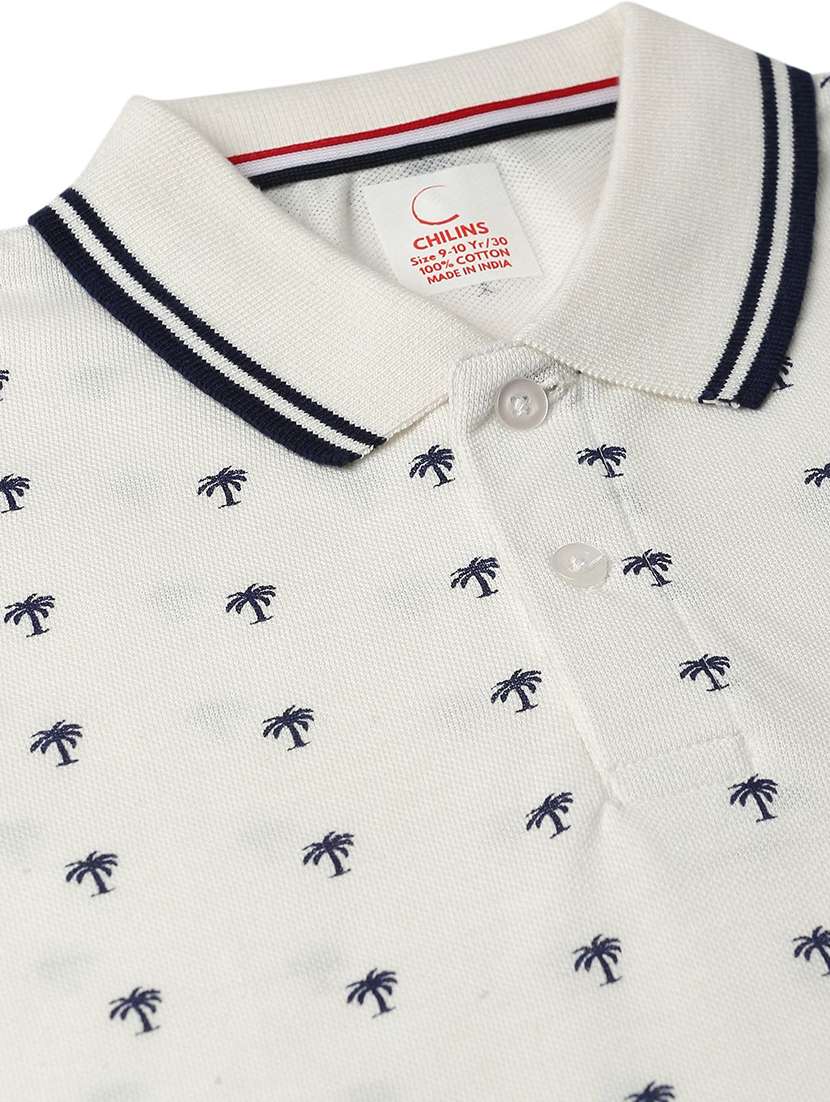 boys printed short sleeve polo t-shirt - 22272359 -  Standard Image - 3