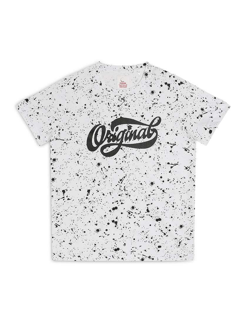 boys printed short sleeve t-shirt