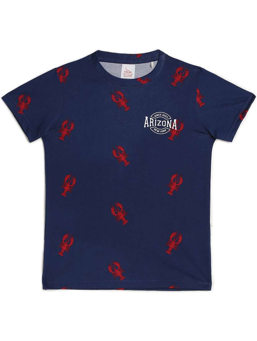 boys printed short sleeve t-shirt