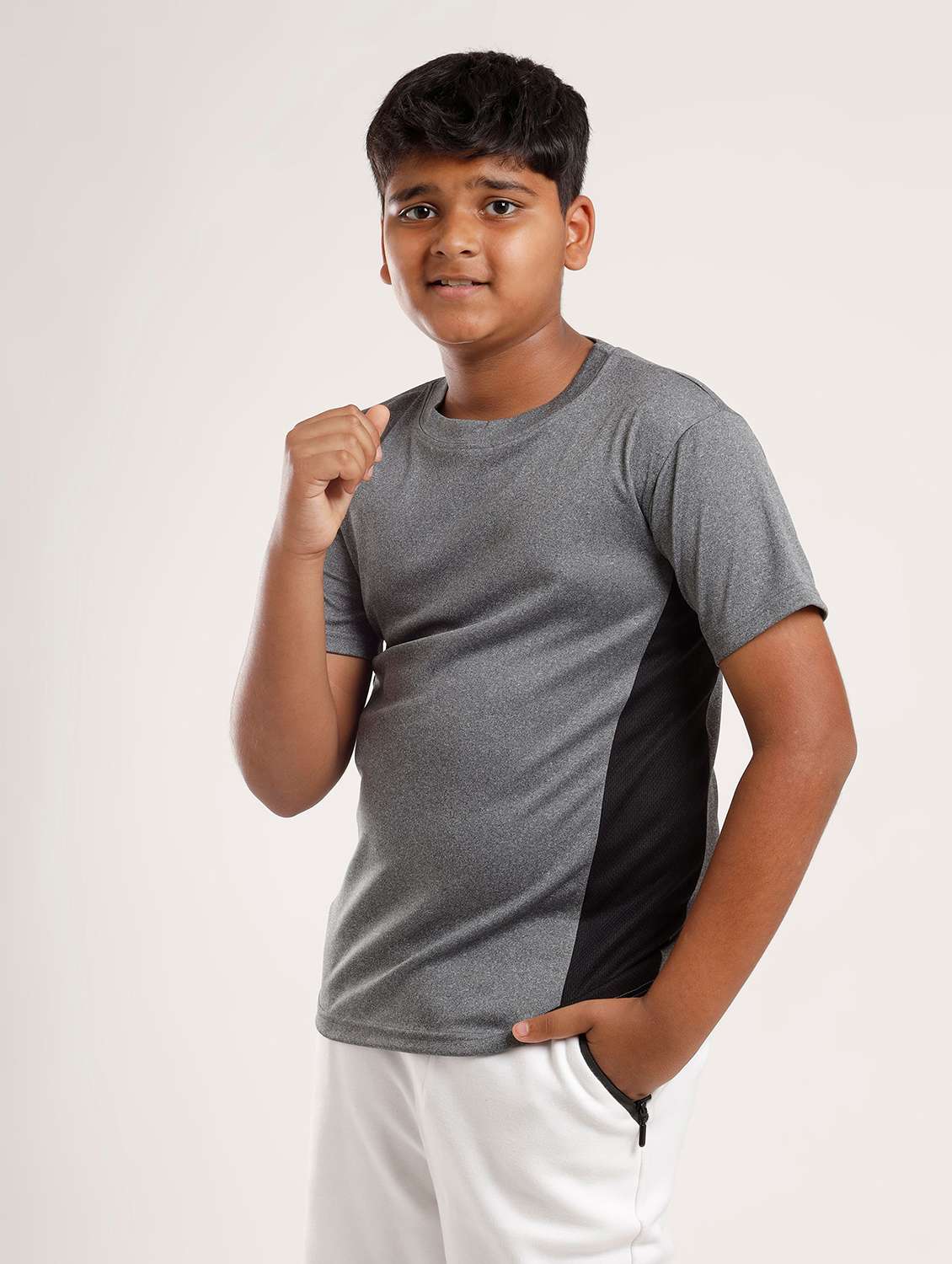boys solid short sleeve t-shirt