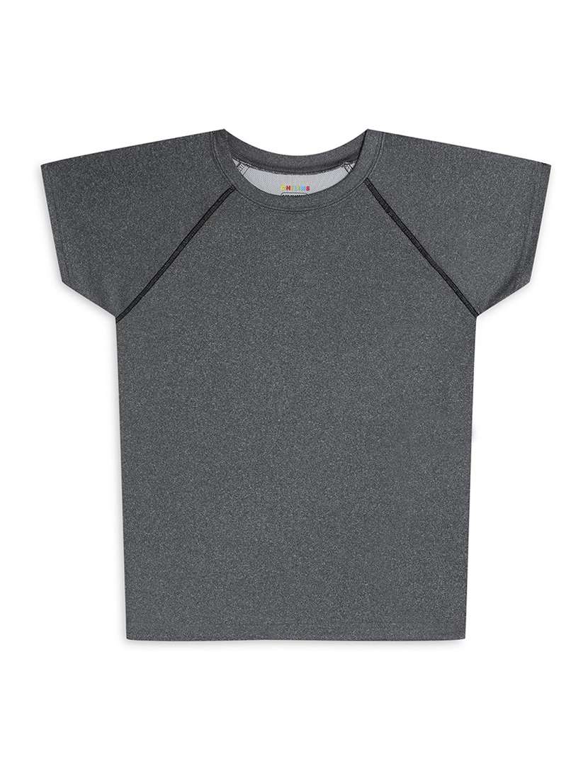 boys solid short sleeve t-shirt