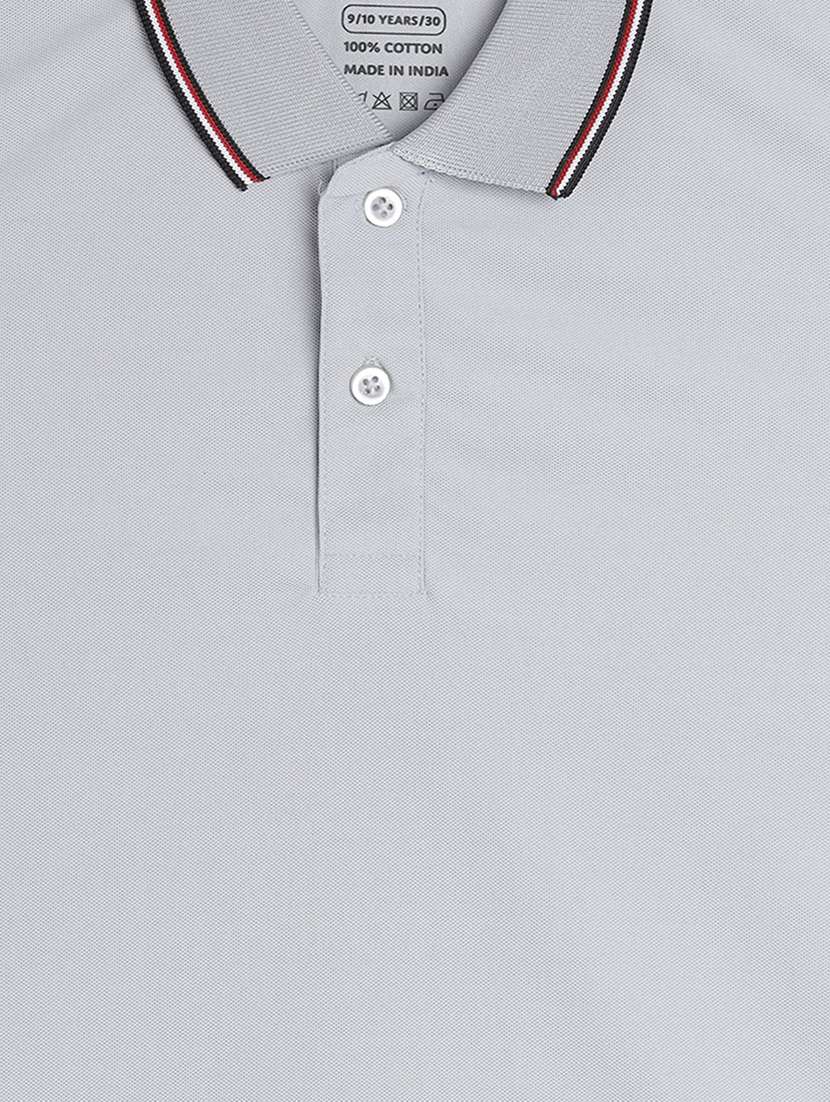 boys solid short sleeve polo t-shirt - 22272391 -  Standard Image - 3