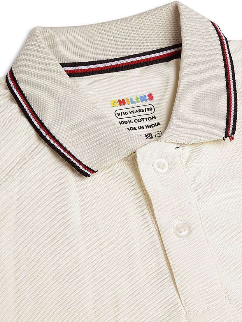 boys solid short sleeve polo t-shirt - 22272392 -  Standard Image - 3