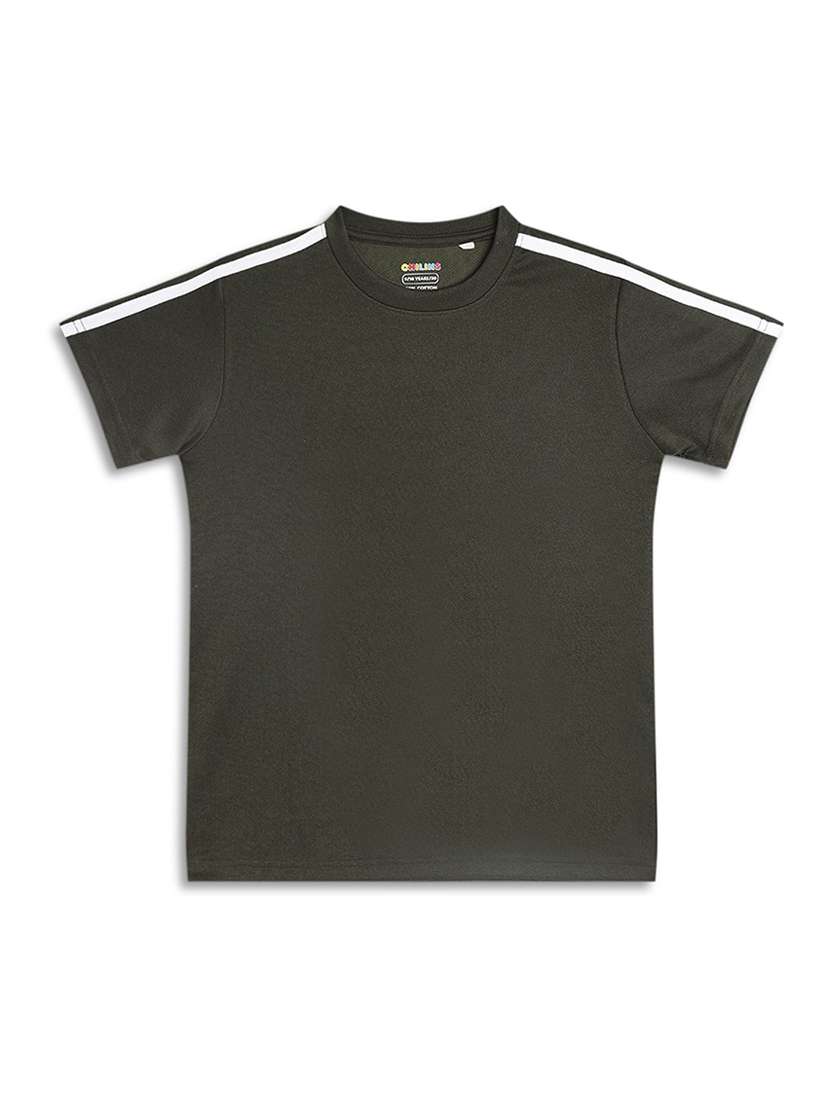 boys solid short sleeve t-shirt