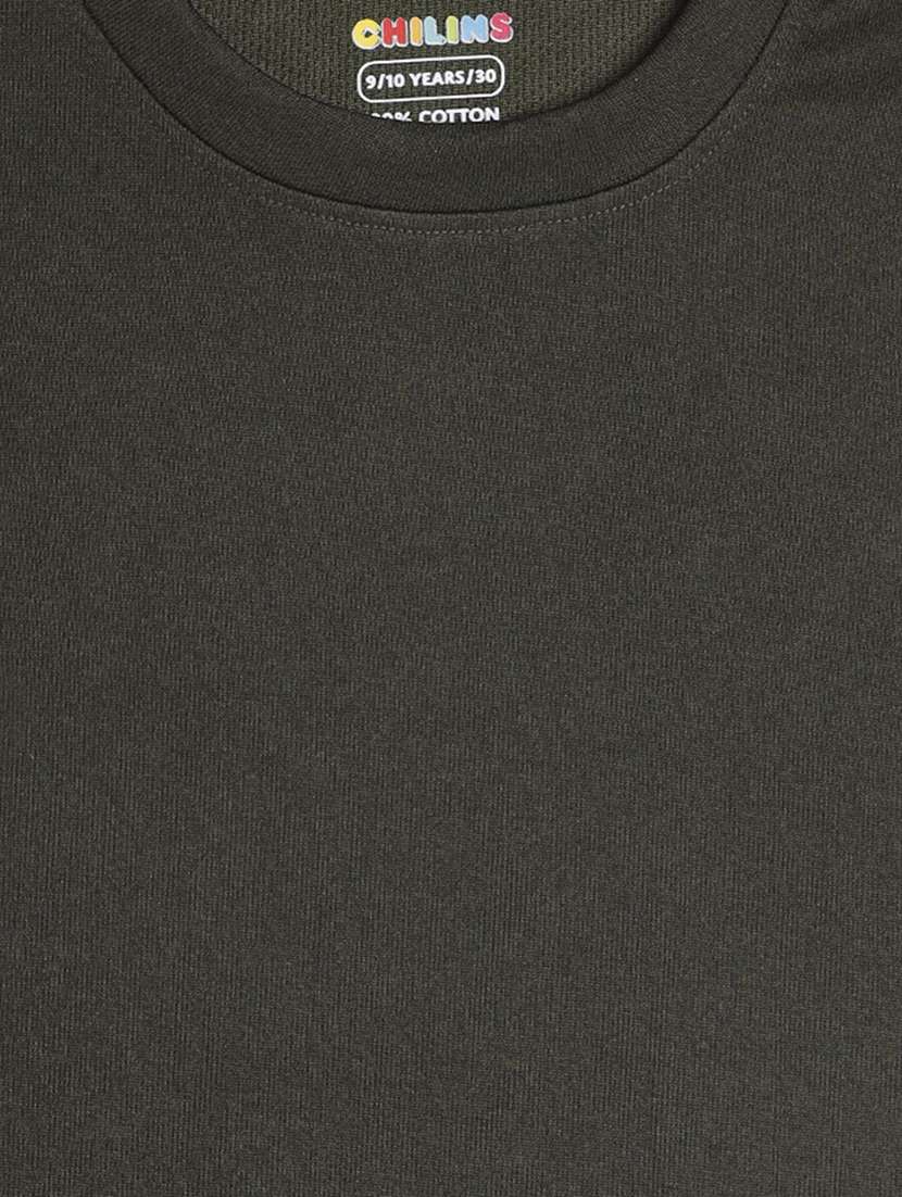 boys solid short sleeve t-shirt - 22272394 -  Standard Image - 3