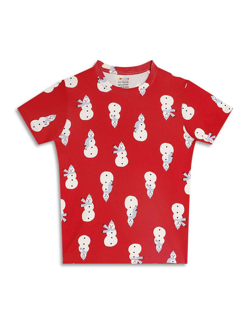 boys printed short sleeve t-shirt