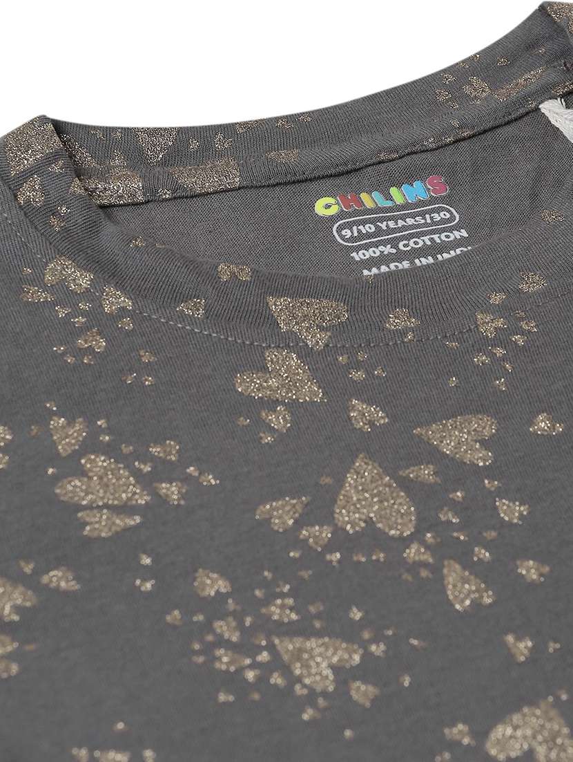 girls printed short sleeve tee - 22272406 -  Standard Image - 3