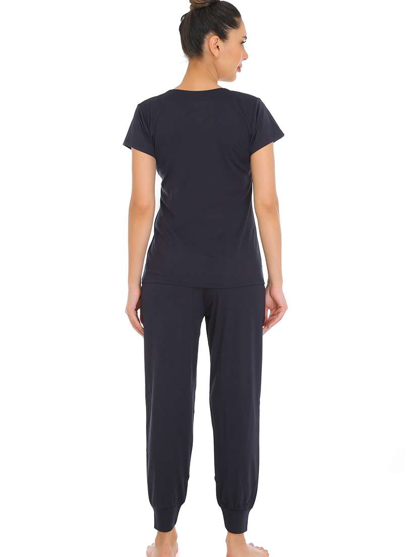 women printed nightwear pyjama set - 22272500 -  Standard Image - 3