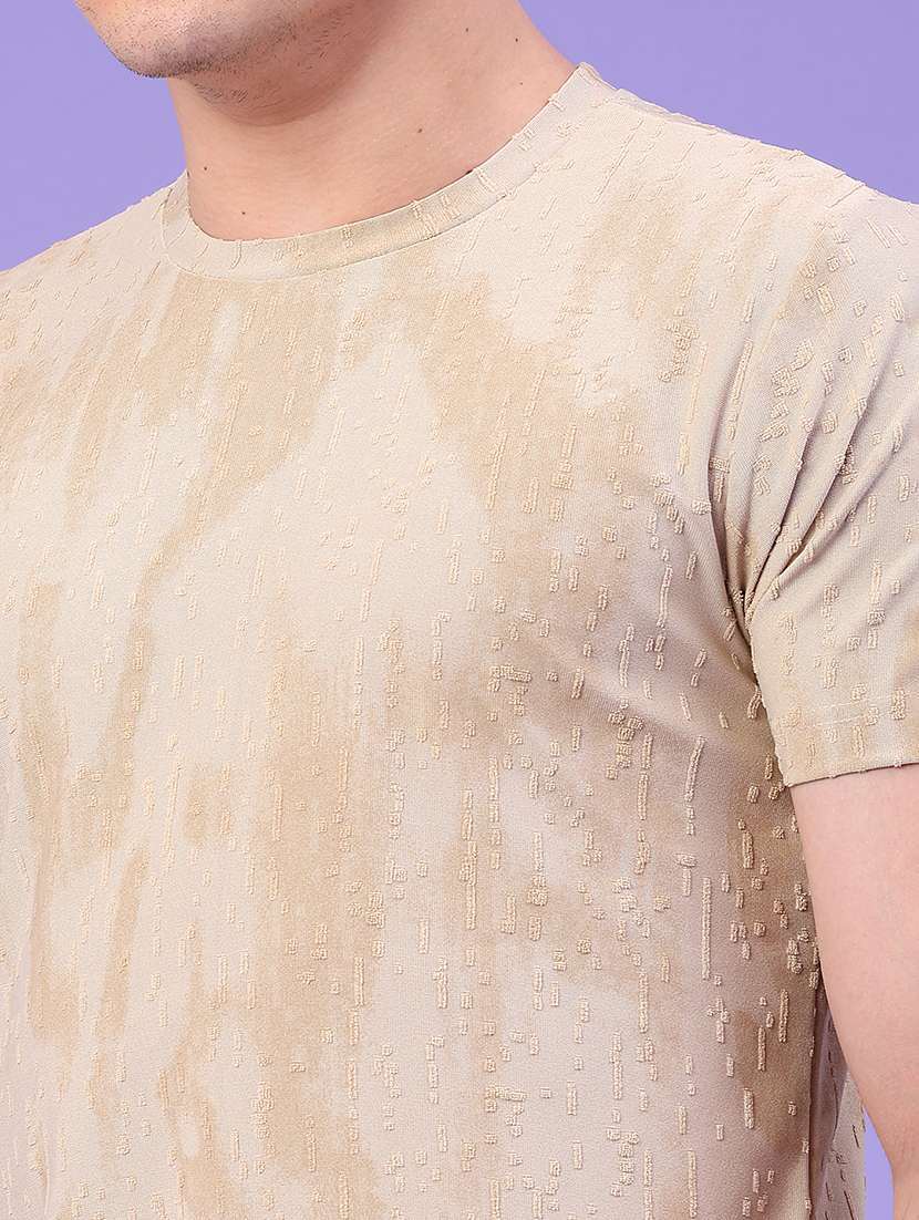 men self design short sleeve regular fit t-shirt - 22272592 -  Standard Image - 3