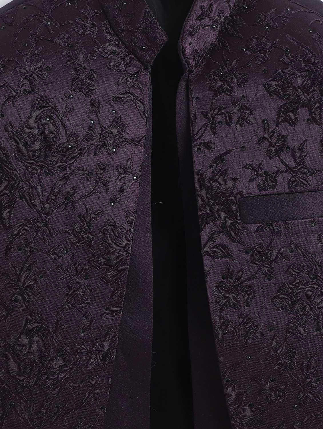 boys embroidered long sleeve sherwani set - 22272687 -  Standard Image - 5