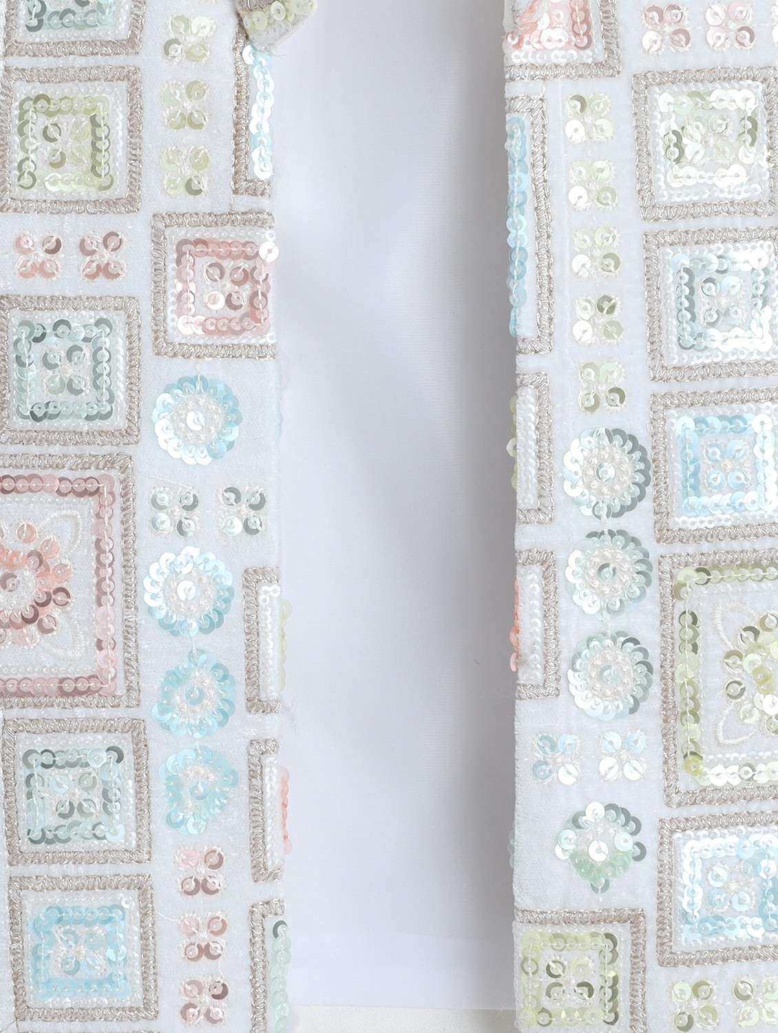 boys embroidered long sleeve sherwani set - 22272694 -  Standard Image - 5