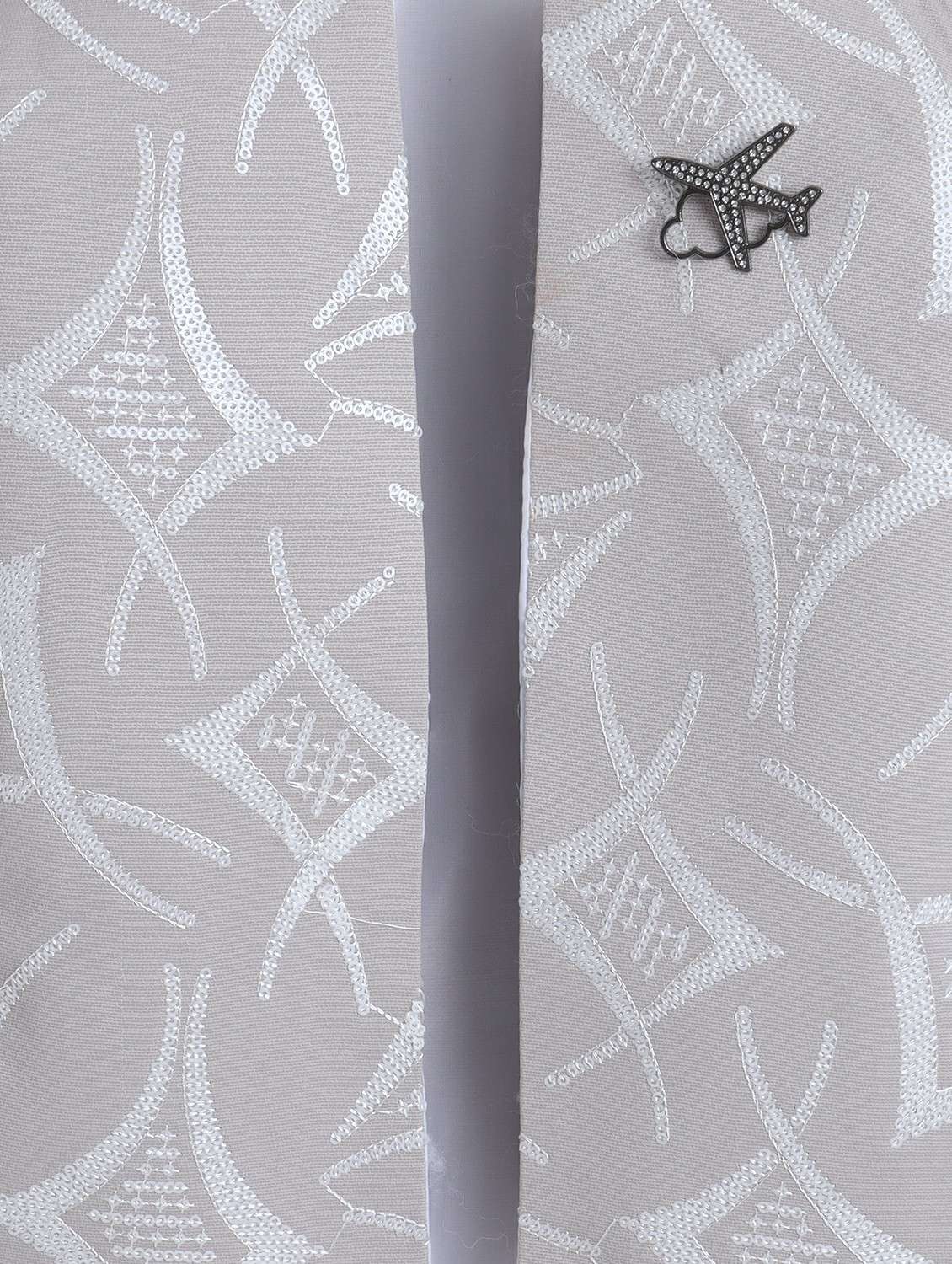 boys embroidered long sleeve sherwani set - 22272696 -  Standard Image - 5