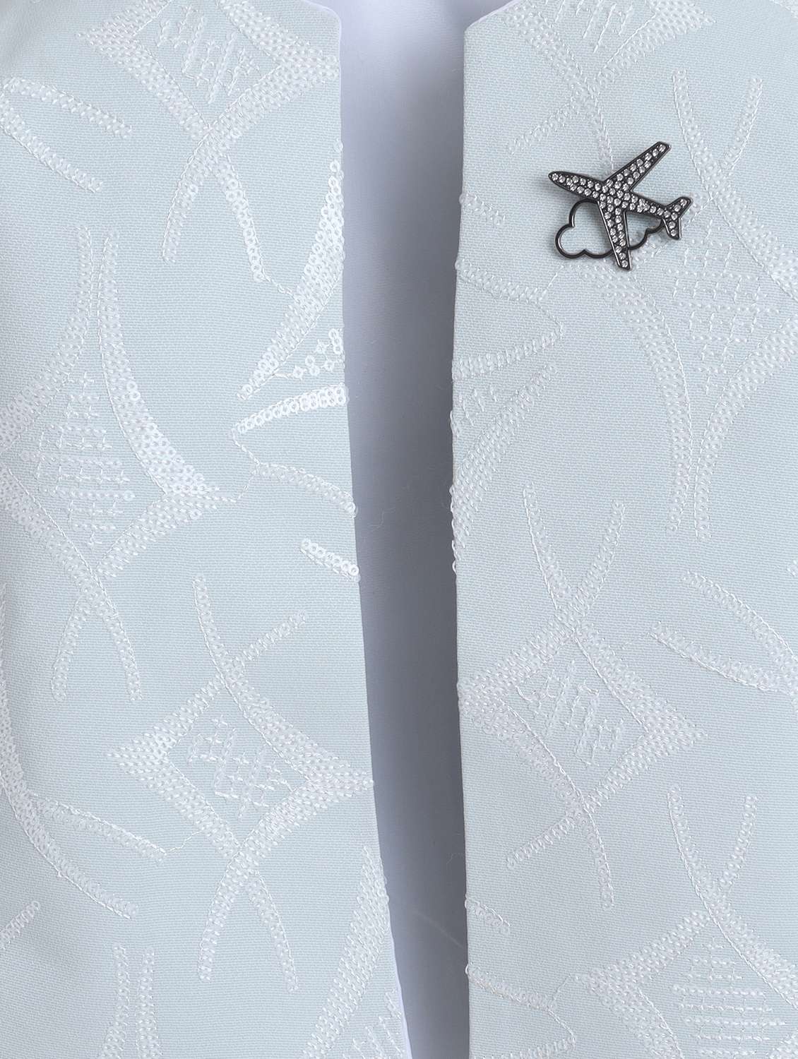 boys embroidered long sleeve sherwani set - 22272698 -  Standard Image - 5