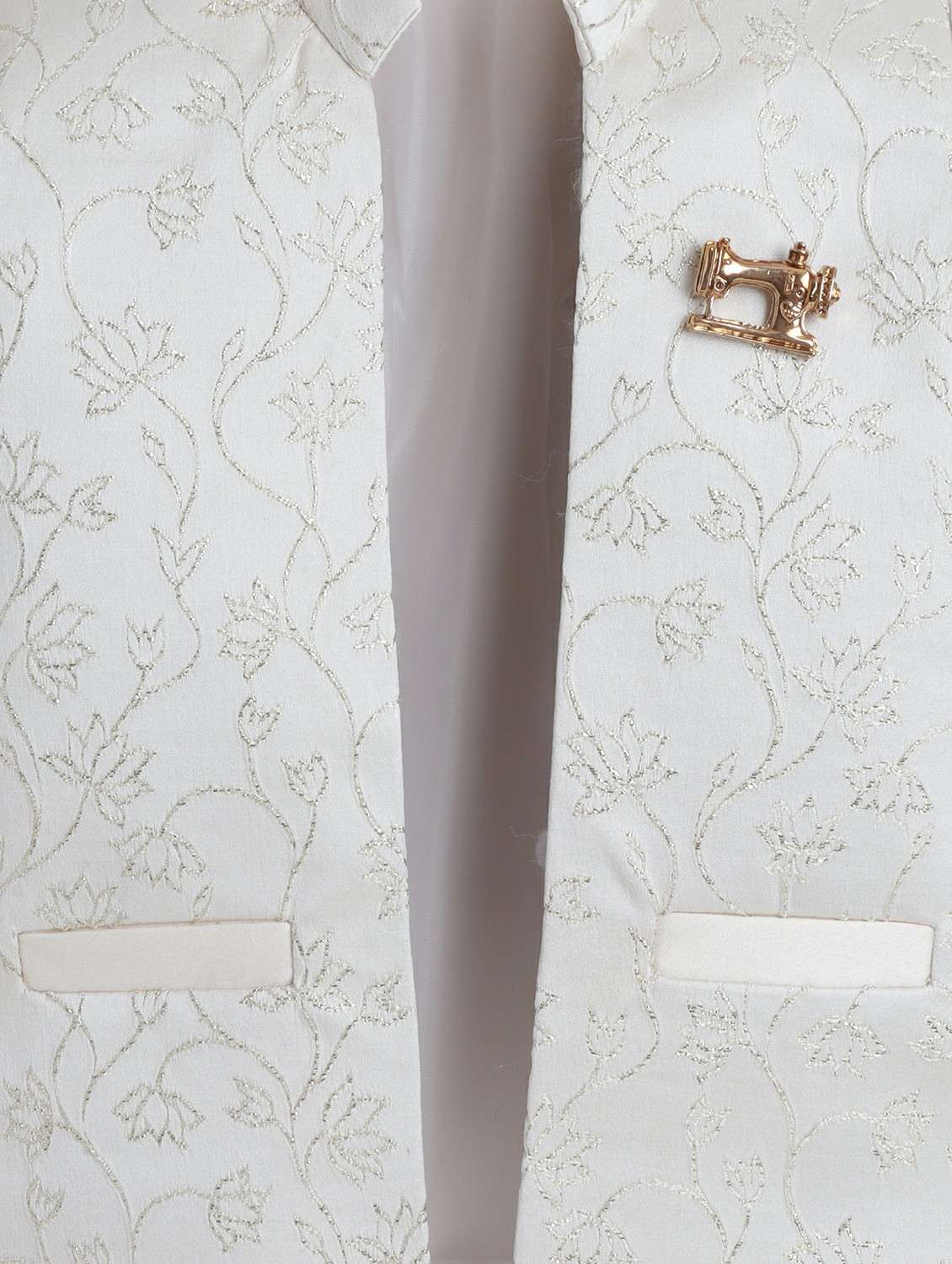 boys embroidered long sleeve sherwani set - 22272700 -  Standard Image - 5