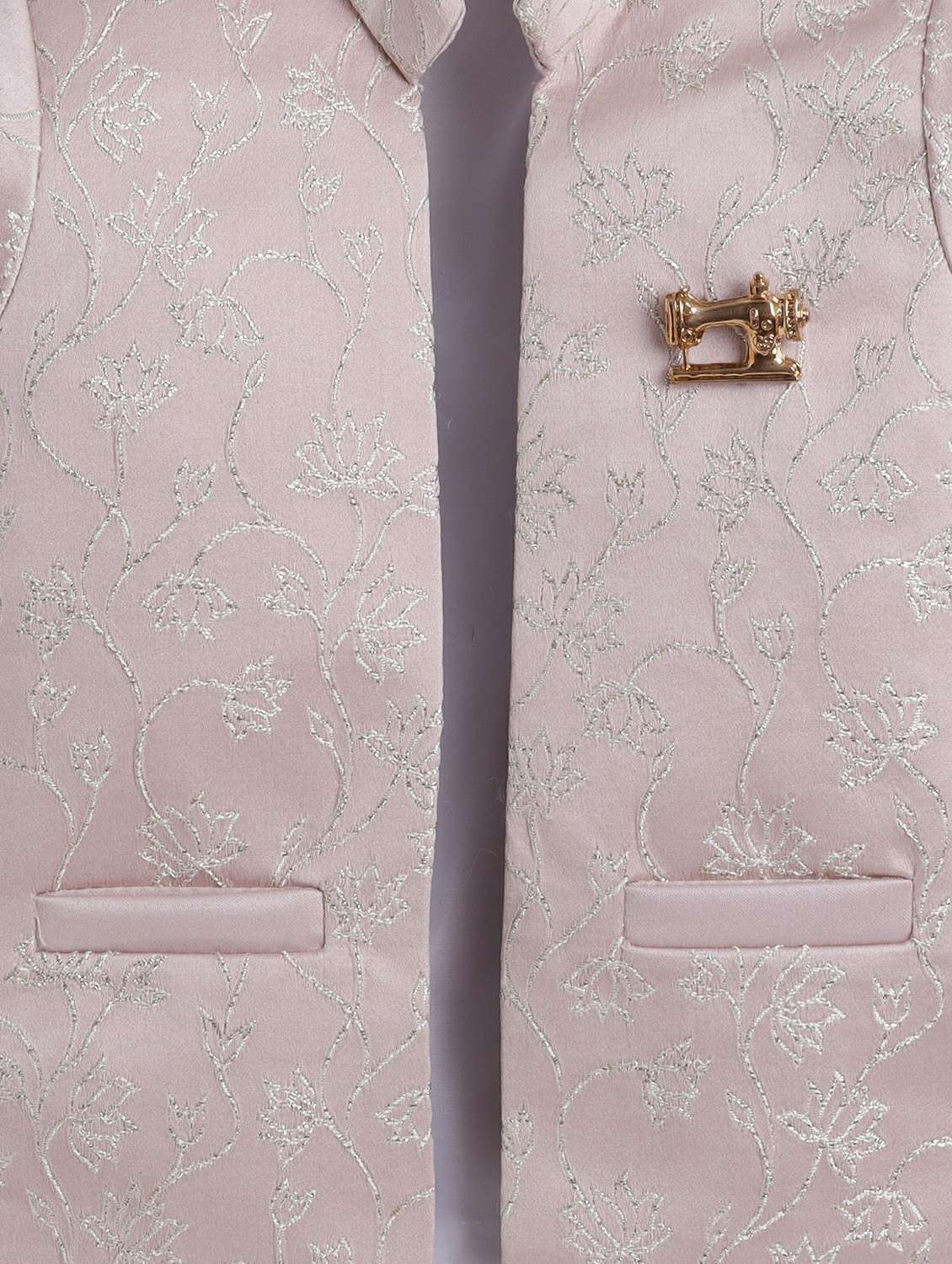 boys embroidered long sleeve sherwani set - 22272701 -  Standard Image - 5